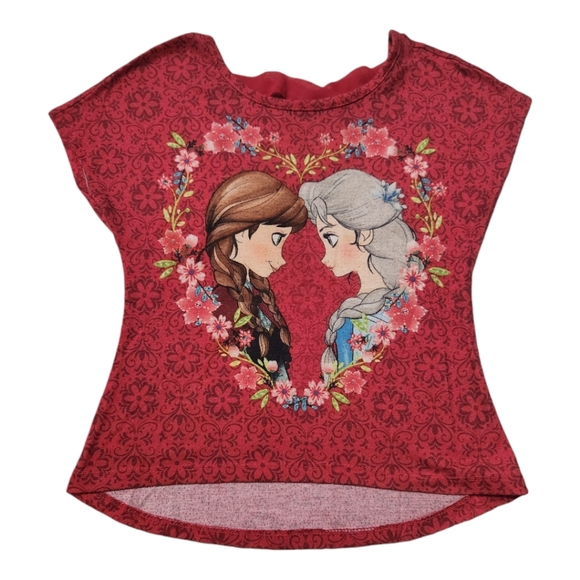 Girls size 6/6x Frozen Sweatshirt and t-shirt - Picture 5 of 7
